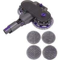 Elektrischer Moppkopf für Dyson V15 V11 V10 V8 V7 Staubsauger mit 4 waschbaren Mopps von S-GIANT