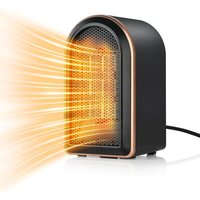 Elektrischer Raumheizer, 1200 W PTC-Keramikheizer mit Thermostat, energieeffizienter Heizlüfter für den Heimgebrauch, Kippschutz, Schwarz Elektrischer Raumheizer, 1200 W PTC-Keramikheizer mit Thermostat, energieeffizienter Heizlüfter für den Heimgebrauch, Kippschutz, Schwarz von S-GIANT