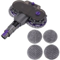 Elektrischer Wischkopf für Dyson v10slim v12slim Staubsauger mit 4 waschbaren Wischmopps von S-GIANT