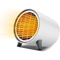Heizlüfter, Raumheizer, 500 W elektrischer Heizlüfter, Überhitzungsschutz, tragbare energiesparende Heizung für Wohnzimmer, Schlafzimmer und Büro von S-GIANT