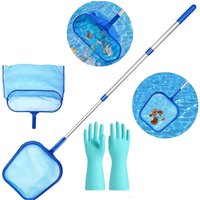 Poolkescher - Poolnetz - mit Teleskopstange - Poolbodenkescher - Tiefenkescher - Poolreinigung - für Pool, Aquarium, Spa Poolkescher - Poolnetz - mit Teleskopstange - Poolbodenkescher - Tiefenkescher - Poolreinigung - für Pool, Aquarium, Spa von S-GIANT