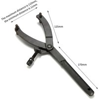 Professioneller verstellbarer Schraubenschlüssel + Magneto-Abzieher – Reparatursatz für Motorrad-Riemenscheiben (Verriegelungshalterung im Professioneller verstellbarer Schraubenschlüssel + Magneto-Abzieher – Reparatursatz für Motorrad-Riemenscheiben (Verriegelungshalterung im von S-GIANT
