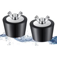 Stück Überwinterungsstopfen für Schwimmbäder, 38 mm/1,5 Zoll Gummi-Expansionsstopfen zum Einfrieren für Pool-Spa-Rohrleitungen und Stück Überwinterungsstopfen für Schwimmbäder, 38 mm/1,5 Zoll Gummi-Expansionsstopfen zum Einfrieren für Pool-Spa-Rohrleitungen und von S-GIANT