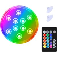 Tauchfähiges LED-Licht mit Fernbedienung, wasserdicht, dekoratives farbiges LED-Nachtlicht, Aquariumbeleuchtung, LED-Oberirdische Poollampe für Tauchfähiges LED-Licht mit Fernbedienung, wasserdicht, dekoratives farbiges LED-Nachtlicht, Aquariumbeleuchtung, LED-Oberirdische Poollampe für von S-GIANT