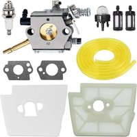 Vergaser kompatibel für Stihl FS160 FS220 FS180 FS280 FR220 Rasentrimmer, ersetzt Zama C15-51 C1S-S3G mit Luftfilter, Zündkerze, Kraftstoffleitung Vergaser kompatibel für Stihl FS160 FS220 FS180 FS280 FR220 Rasentrimmer, ersetzt Zama C15-51 C1S-S3G mit Luftfilter, Zündkerze, Kraftstoffleitung von S-GIANT