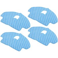 Waschbare und wiederverwendbare Wischpads für ECOVACS DEEBOT OZMO 930/610 Staubsauger, 4 Wischtücher, langlebige Reinigungstücher von S-GIANT