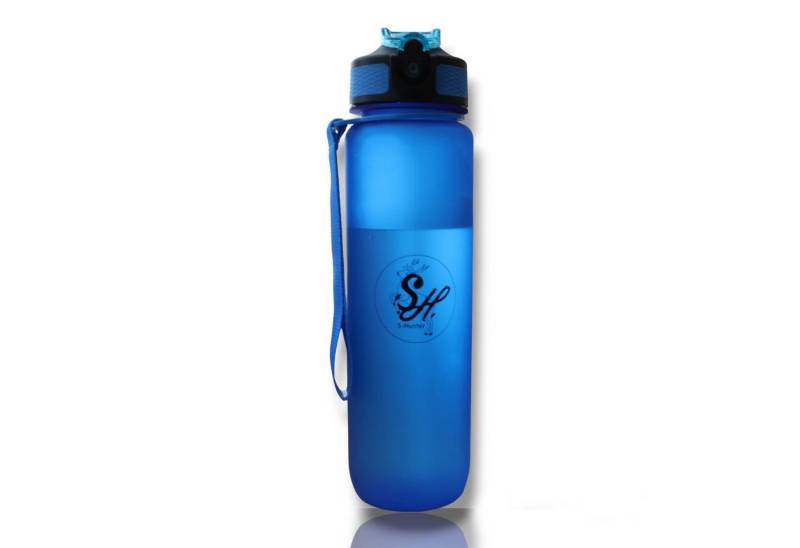 S-HubOla/SHubOla Trinkflasche Trinkflasche 1L Strohhalm BPA Frei Sport Fitness Flasche, BPA Frei, 1 L, Auslaufsicher, mit Strohhalm,super bequem von S-HubOla/SHubOla