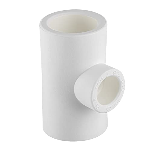 PPR Reduzierung T-Stück, ALLE GRÖßEN | T-Stück mit Reduzierung | Aqua Plus - Fusiotherm DN20, DN25, DN32, DN40 (32 x 20 x 32, 1) von S-Polytec