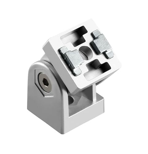 S-POLYTEC Profilverbinder/Gelenkverbinder mit einstellbarem Winkel von -90° bis +90° für Konstruktionsprofile (für 30x30 Profil, 1, Anzahl) von S-Polytec