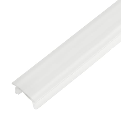 S-Polytec Abdeckleiste, Abdeckung, Staubschutz, Abdeckprofil, Nutenprofil transparent opal NUT 6, NUT 8 (NUT 8 | 2 Meter, 5, Anzahl) von S-Polytec