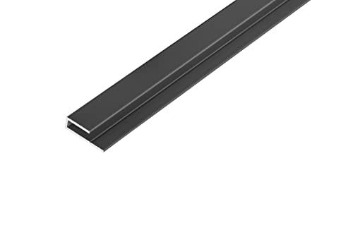 S-Polytec Aluminium U- Profil, Alu Abschlussprofil, Aluprofil für Aluverbund Platten 3mm, ANTHRAZIT, verschiedene Längen Größen (3mm Anthrazit, U- Profil (2 Meter), 1) von S-Polytec