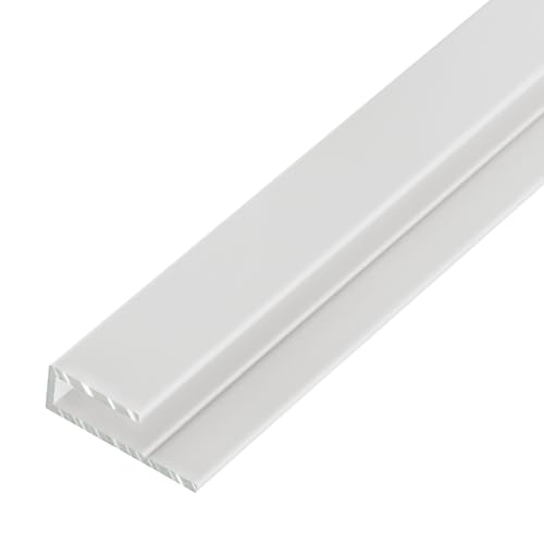 S-Polytec Aluminium U- Profil, Alu Abschlussprofil, Aluprofil für Aluverbund Platten 3mm, WEIß, verschiedene Längen Größen (1, U- Profil (1 Meter), 3mm Weiß) von S-Polytec