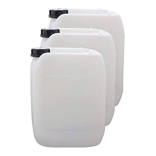 S-Pro Wasserkanister für Trinkwasser, 3X 10 Liter Kanister mit Schraubverschluss, Wasserbehälter Camping, DIN 51 Einfüllöffnung, Trinkwasserkanister lebensmittelecht S-Pro Wasserkanister für Trinkwasser, 3X 10 Liter Kanister mit Schraubverschluss, Wasserbehälter Camping, DIN 51 Einfüllöffnung, Trinkwasserkanister lebensmittelecht von S-Pro