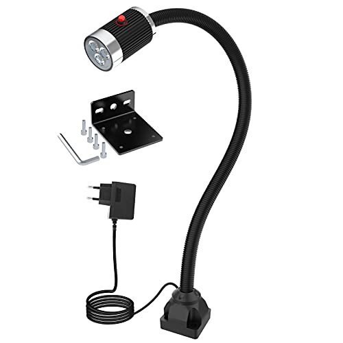 S SHUN CAN DA Flexible Gooseneck Light 900 Lumen LED Work Light with for Lathe CNC Milling Drill Sewing Machine IndustrialLighting Tool Machine Light S SHUN CAN DA Flexible Gooseneck Light 900 Lumen LED Work Light with for Lathe CNC Milling Drill Sewing Machine IndustrialLighting Tool Machine Light von S SHUN CAN DA