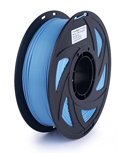 S SIENOC 3D Drucker PLA+ Filament 1,75mm 3D Drucker Filament Glühendes Blau 1KG (PLA+ Glühendes Blau) von S SIENOC