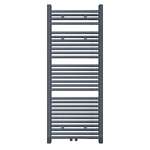 S SIENOC 600 x 1500 mm Anthrazit mittelanschluß Badheizkörper handtuchhalter Heizkörper Handtuchwärmer Handtuchtrockner 729 Watt von S SIENOC