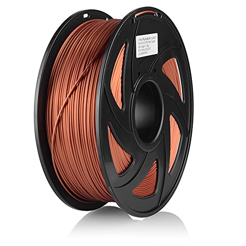 S SIENOC PLA Silk Filament 1KG 3D Drucker PLA Silk Filament 1,75mm 3D Drucker Filament Rote Kupfer (PLA Silk Rote Kupfer) von S SIENOC