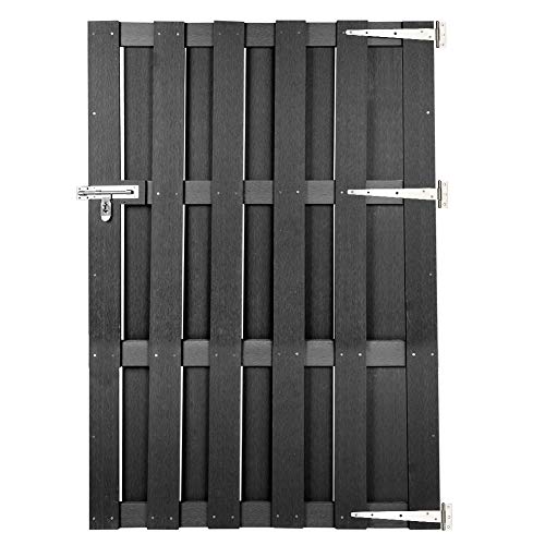 S SIENOC WPC 180x100cm Grau Gartentor WPC Grau Zauntor Zauntür Gartentür Hoftor Pforte S SIENOC WPC 180x100cm Grau Gartentor WPC Grau Zauntor Zauntür Gartentür Hoftor Pforte von S SIENOC
