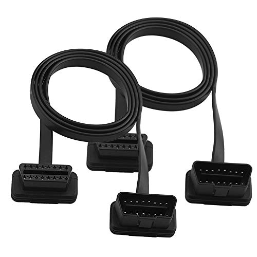 SIENOC OBD-II OBD2 16Pin Stecker Verlängerung Kabel Stecker auf Buchse Verlängerungskabel Diagnostic- Extender 95cm (2PC) von S SIENOC