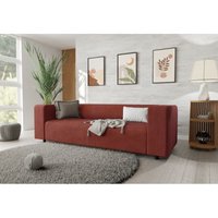 S-style Möbel - Jesper - Modernes Sofa 3 sitzer aus Terrakotta Cord-Stoff mit bequemem Sitz S-style Möbel - Jesper - Modernes Sofa 3 sitzer aus Terrakotta Cord-Stoff mit bequemem Sitz von S-STYLE MÖBEL