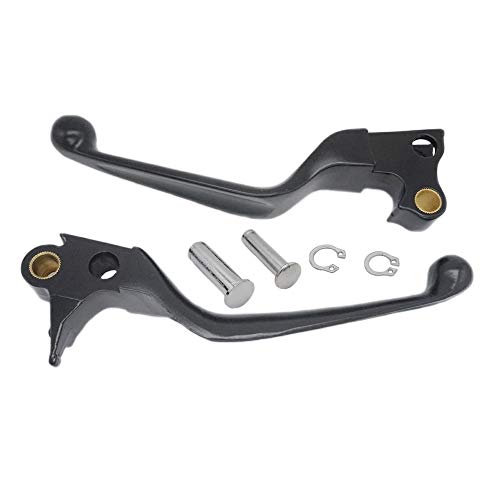 S SYUU Black Hebel Bremsgriff Aluminium Bremshebel Kupplungshebel kompatibel mit Harley Davidson Dyna XL Sportster 883 1200 Softail Fat Boy Road King 1996-2003 S SYUU Black Hebel Bremsgriff Aluminium Bremshebel Kupplungshebel kompatibel mit Harley Davidson Dyna XL Sportster 883 1200 Softail Fat Boy Road King 1996-2003 von S SYUU