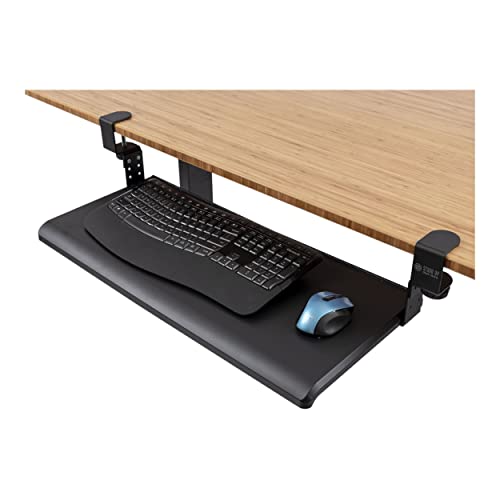 Stand-Up-Desk-Store - Kompakt, einziehbar, verstellbar, Tastatur-Ablage, verbessert den Komfort und erhöht gleichzeitig den Platz auf dem Schreibtisch (Groß) von S Stand Up Desk Store