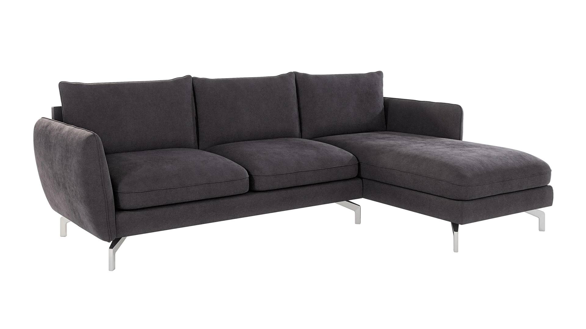 ECKSOFA Elou Graphit Microfaser ECKSOFA Elou Graphit Microfaser von S-Style Möbel