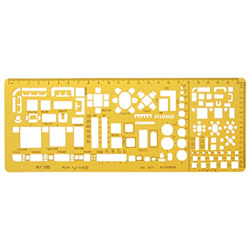 S-TROUBLE Professionelle Architekturvorlage Linealzeichnungen Schablonenmesswerkzeug Lieferung S-TROUBLE Professionelle Architekturvorlage Linealzeichnungen Schablonenmesswerkzeug Lieferung von S-TROUBLE
