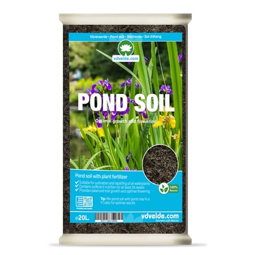 vdvelde.com - Teicherde 20 Liter - Bio Teich Erde mit Dünger - Hochwertig Pflanzerde Für Teichpflanzen und Seerosen - Blumenerde mit Nährstoffversorgung für 10 Woche - Van der Velde Wasserpflanzen vdvelde.com - Teicherde 20 Liter - Bio Teich Erde mit Dünger - Hochwertig Pflanzerde Für Teichpflanzen und Seerosen - Blumenerde mit Nährstoffversorgung für 10 Woche - Van der Velde Wasserpflanzen von S VD VELDE WATERPLANTEN