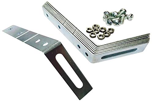 Dachhaken Set (aus Metall) für PVC Dachrinnen | 1,5 mm | Pultdach von S-lon