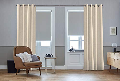 SG HOME Ösenvorhang nach Maß beige, 225L/130W, Jades verfügbar - Andere Größen verfügbar von SG Home