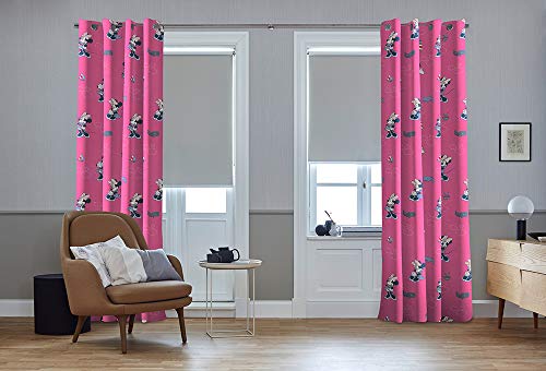 SG Home Ösenvorhang nach Maß pink, Pink, 230L/130W verfügbar - Andere Größen verfügbar von SG Home