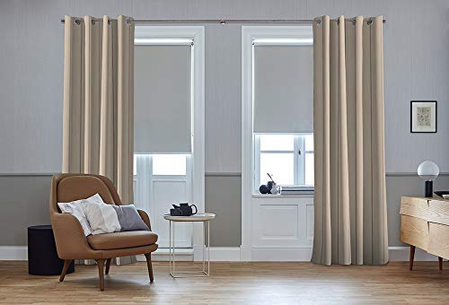 Schöner Wohnen Vorhang nach Maß braun mit Multifunktionsband, 160L/130W, SW-Ribbon verfügbar - Andere Größen verfügbar von SG Home