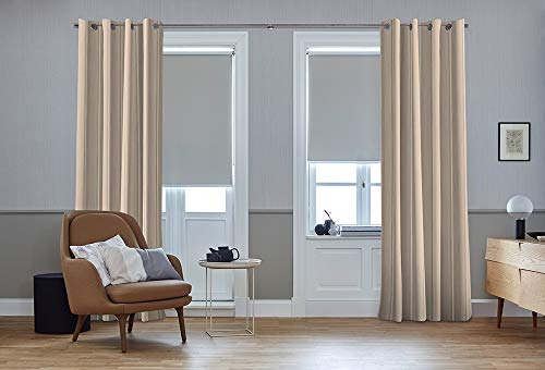 Schöner Wohnen Vorhang nach Maß Creme mit Multifunktionsband, 210L/130W, SW-Ribbon verfügbar - Andere Größen verfügbar von SG Home