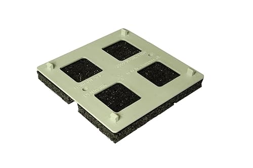 Gummipad mit Schutzplatte 110 × 110 × 13 mm – für Terrassen & Sportböden Gummipad mit Schutzplatte 110 × 110 × 13 mm – für Terrassen & Sportböden von S&Garden