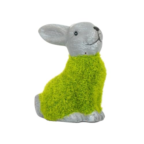 S&Garden Osterhase grüne Osterdeko Osterfigur Osterhasenfigur Dekofigur für Ostern 7,5 cm von S&Garden