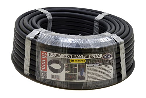 S & M 010057 – Drip Rohr, 16 mm x 50 m, schwarz von S&M