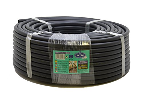 S&M S&M 010064 Bewässerungsrohr, 16 mm x 100 m, Schwarz S&M S&M 010064 Bewässerungsrohr, 16 mm x 100 m, Schwarz von S&M