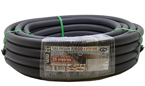 S & M 012181 – Polyethylen-Rohr, Bewässerung, 32 x 6 ATM – 25 m, schwarz von S&M