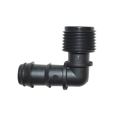 S&M 10613 Winkelstück mit 90° Gewinde, für Tropfbewässerungsrohre, 16 mm x ½ Zoll, 10 Stück, männliche Gewindeverbindung, einfach zu installieren, 5 Jahre Garantie S&M 10613 Winkelstück mit 90° Gewinde, für Tropfbewässerungsrohre, 16 mm x ½ Zoll, 10 Stück, männliche Gewindeverbindung, einfach zu installieren, 5 Jahre Garantie von S&M