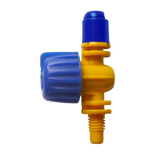 S&M 544262 Mikrodiffusor 180° mit Regelventil zur Kontrolle des Wasserflusses, Beutel mit 10 Stück, Durchflussmenge bis zu 77 Liter/Stunde und Reichweite von 2,5 m, Farbe Gelb und Blau S&M 544262 Mikrodiffusor 180° mit Regelventil zur Kontrolle des Wasserflusses, Beutel mit 10 Stück, Durchflussmenge bis zu 77 Liter/Stunde und Reichweite von 2,5 m, Farbe Gelb und Blau von S&M