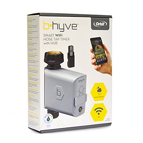 S&M Orbit B-Hyve 94990 Intelligenter Bewässerungs-Programmierer mit WLAN-Stecker für Schlaucharmatur von S&M
