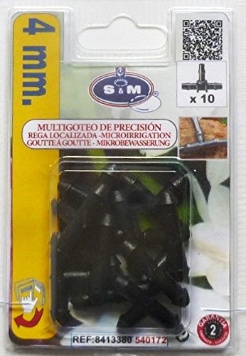 S & M Te microtubo 4 mm-blister 10 Stück, schwarz von S&M