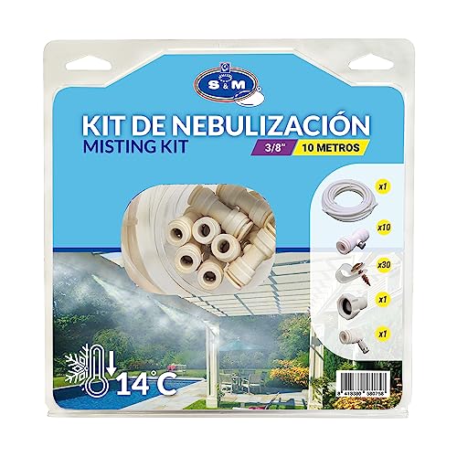 's & M 580758 – Kit 10 Meter sprengsystem 3 Spritzen/Modern, 8 x 28 x 28 cm, beige von S&M