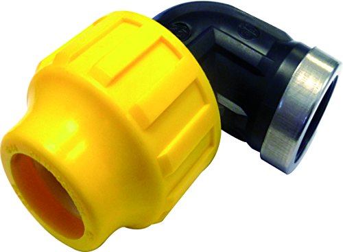 's & M Anschlussstück – Gewinde weiblich, 25 mm x 3/4, Schwarz und Gelb 's & M Anschlussstück – Gewinde weiblich, 25 mm x 3/4, Schwarz und Gelb von S&M