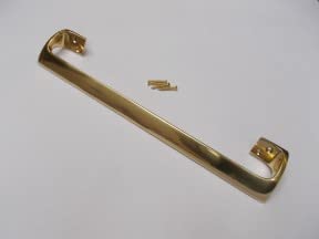 Ovaler gekröpfter Griff, poliertes Messing, 30,5 cm von S&S International