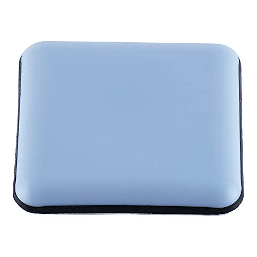 16 Stück Teflon-Möbelgleiter selbstklebend 50 mm x 50 mm - 5 mm dick/PTFE-Beschichtung/Teflongleiter/Möbelgleiter/Stuhlgleiter von S&S-Shop