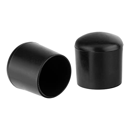 16 Stuhlbeinkappen Ø 10-32 mm wählbar | schwarz | aus Polyethylen | rutschfeste Stuhlsocken | Fußkappen | Stuhlgleiter | Möbelgleiter | (32mm) von S&S-Shop