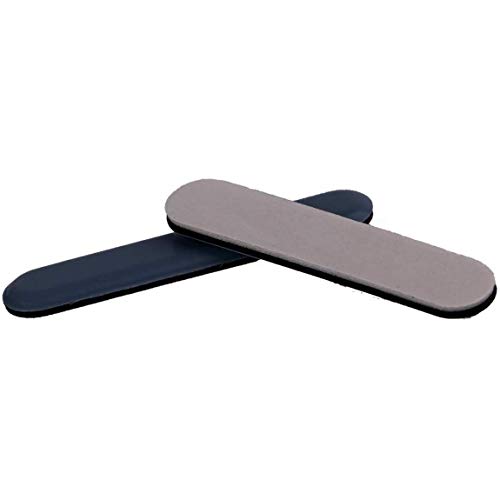 16 Teflon-Möbelgleiter - selbstklebend - Größe wähbar - eckig und rund - PTFE-Beschichtung/Möbelgleiter/Teflongleiter/Stuhlgleiter (24 x 100 mm) von S&S-Shop