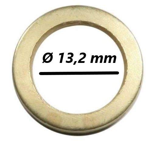 50 Fitschenringe - Außen Ø 18,8 mm/Innen Ø 13,2 mm von S&S-Shop